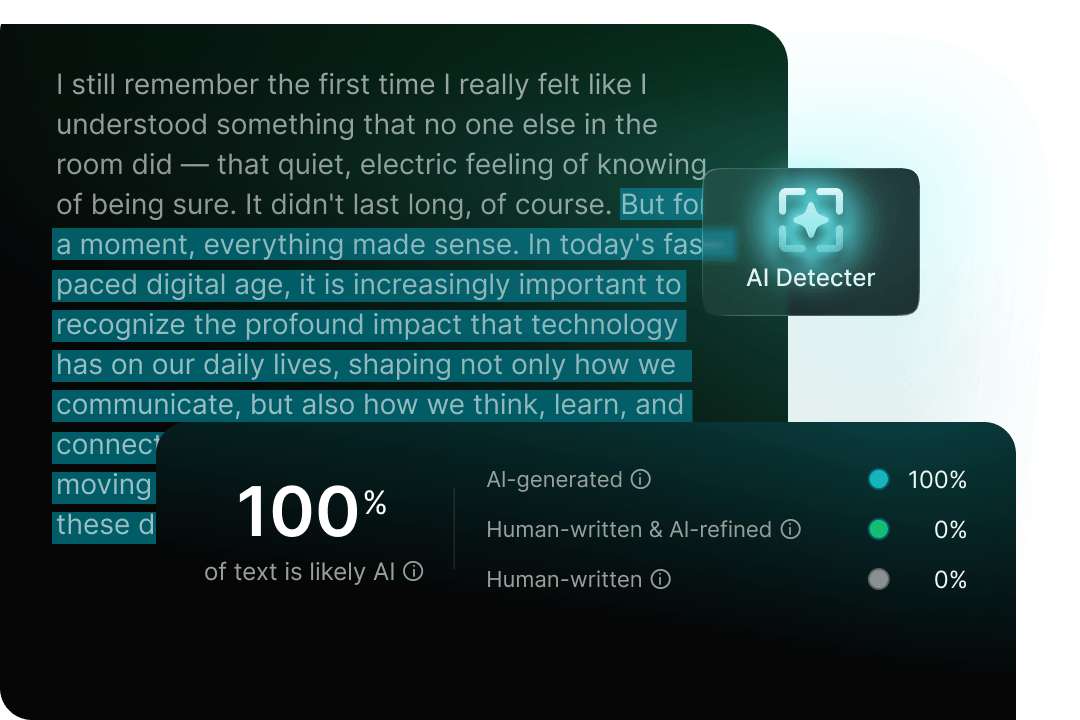 AI Detection & Quality Scanning