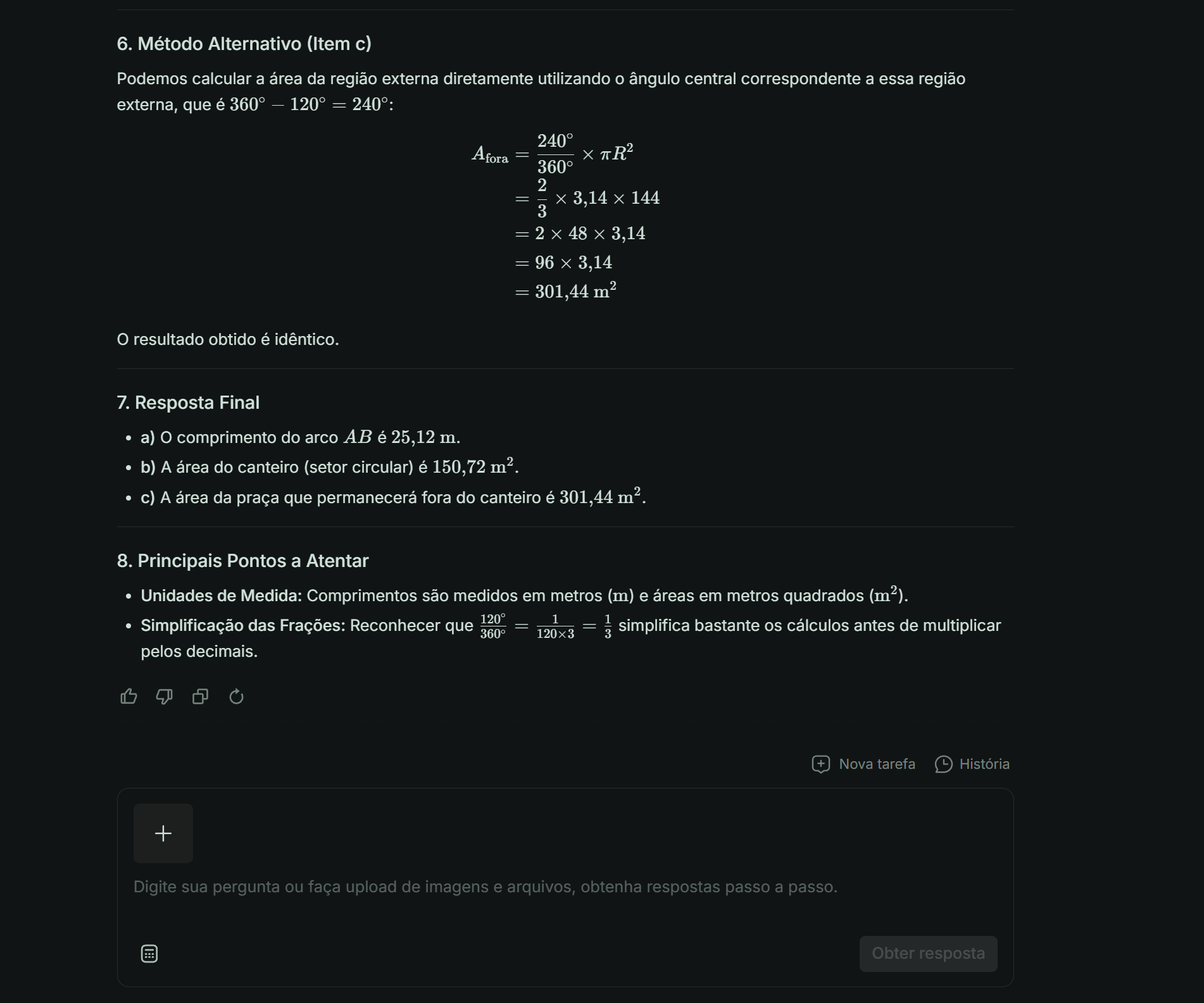 Obter solução com IA