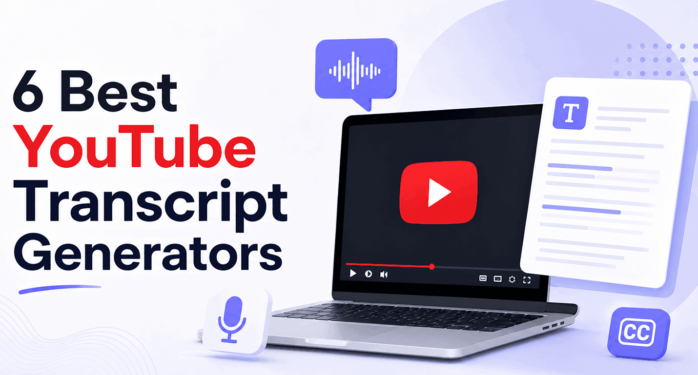 best youtube transcript generators