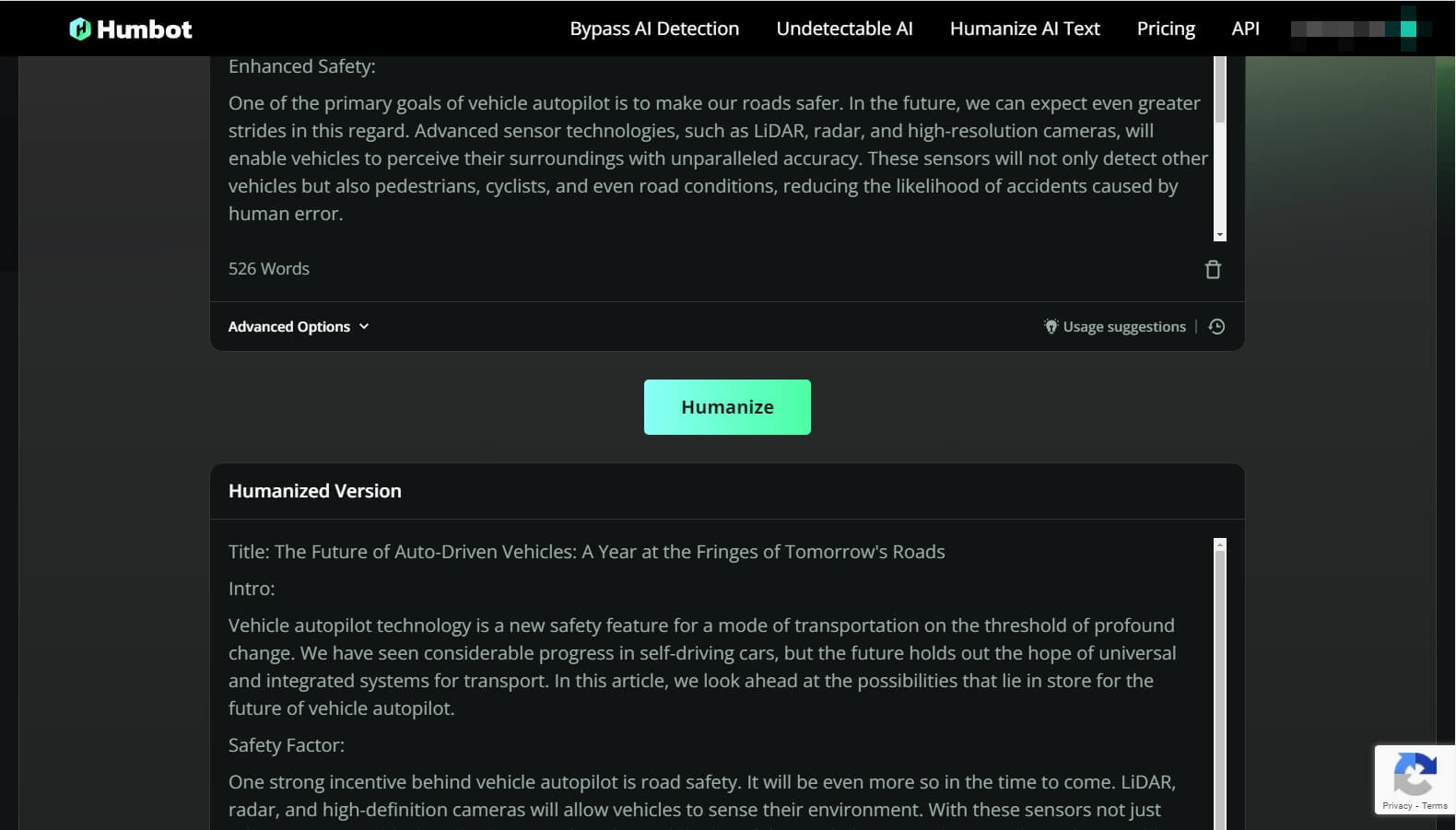 GPTinf Review Humbot