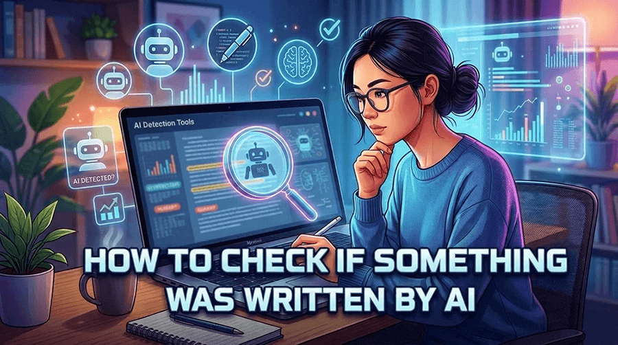 how to check if something was written by ai