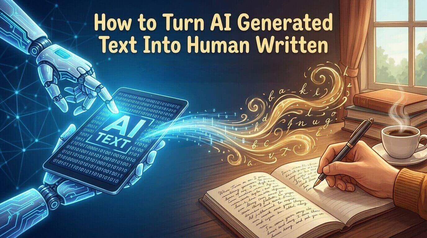 how to turn ai into human text