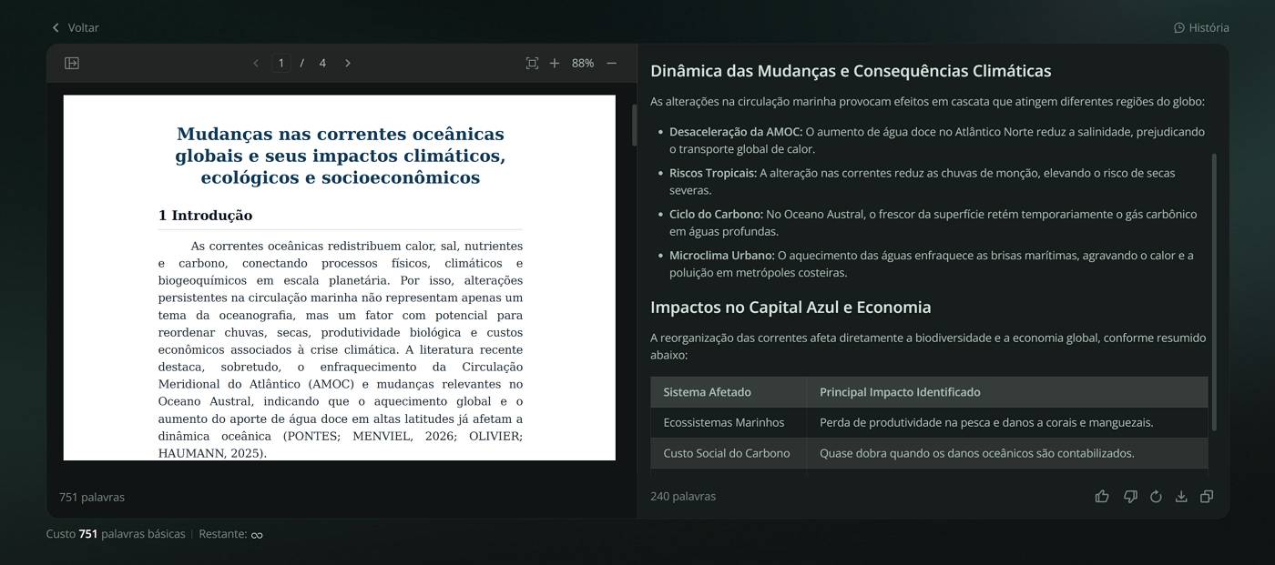 Resumidor de PDF Humbot