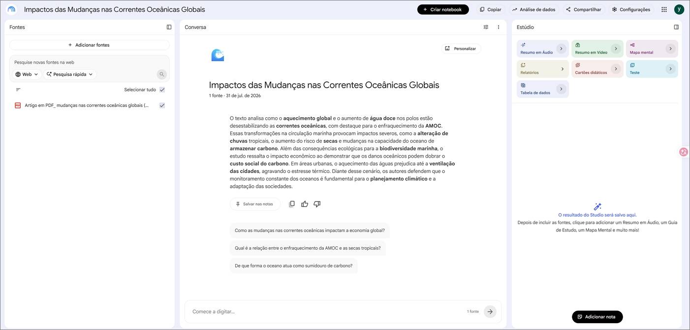 NotebookLM Resumo de PDF
